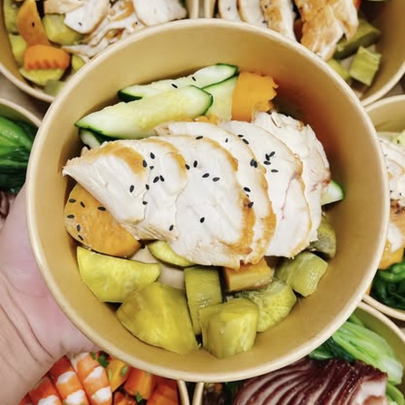 CN - Khoai Lang Hấp Gà Mật Ong